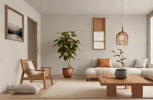 After — Japandi Living Room